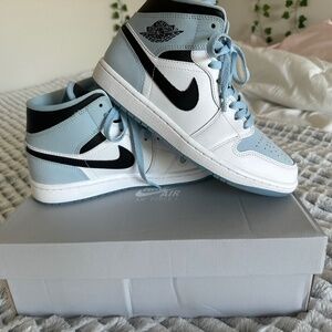 Ice blue Jordans